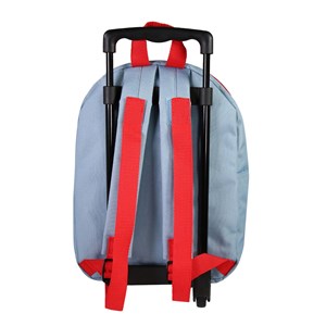 Sac à dos spider-man à roulettes bleu ciel 1 compartiment maternelle