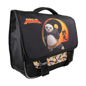 Cartable kung fu panda 38cm noir 2 compartiments primaire