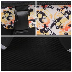 Cartable kung fu panda 38cm noir 2 compartiments primaire