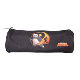 Trousse ronde kung fu panda noir 1 compartiment