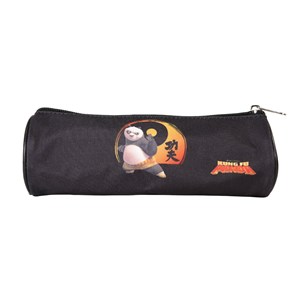 Trousse ronde kung fu panda noir 1 compartiment