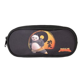 Trousse rectangulaire kung fu panda noir 2 compartiments