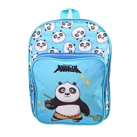 Sac à dos kung fu panda 31cm bleu 1 compartiment maternelle