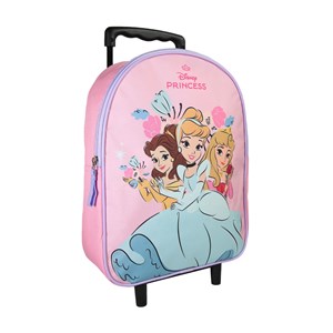 Sac à dos princesses disney à roulettes rose 1 compartiment maternelle
