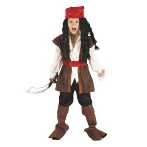 Costume pirate jack 7-9 ans
