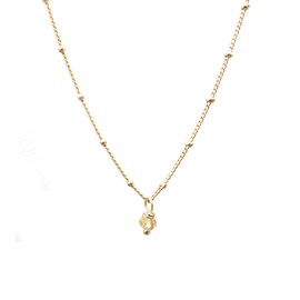 Collier court citrine - néo