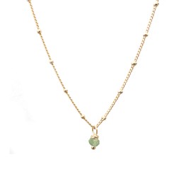 Collier court aventurine  - néo