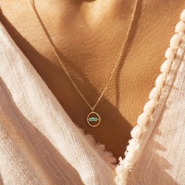 Collier ajustable aventurine - cosmos