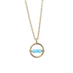 Collier ajustable amazonite - cosmos