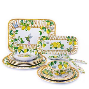 Grand plateau - motif capri - mélamine