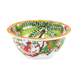 Petit bol en mélamine singes 15 cm