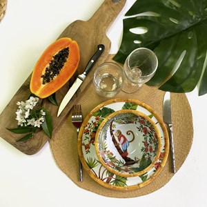 Petit bol en mélamine singes 15 cm