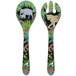 Couverts à salade en mélamine - 33 cm