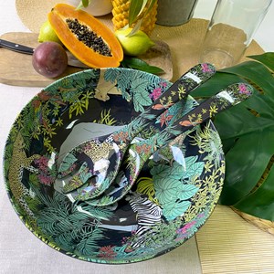 Couverts à salade en mélamine - 33 cm