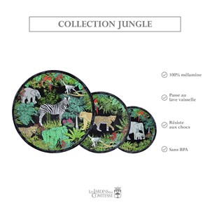 Plat de service rond en mélamine- 35,5