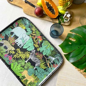 Plateau - contour bambou - mélamine 45