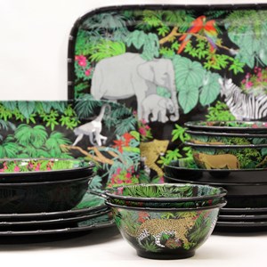 Plateau - contour bambou - mélamine 45