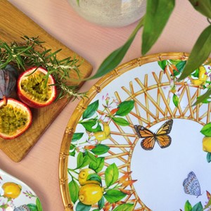 Plat de service rond capri 35,5 cm