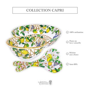 Couverts à salade en mélamine - capri