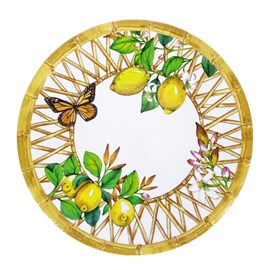 Petite assiette mélamine capri 23 cm