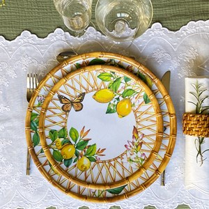Petite assiette mélamine capri 23 cm