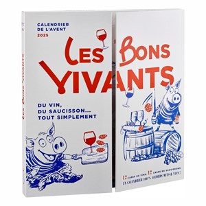 Calendrier de l’avent vins & saucissons 2025 « les bons vivants »