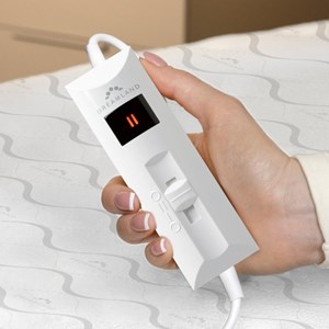 Dreamland sleep deeply fleece surmatelas chauffant simple avec 1 télécommande