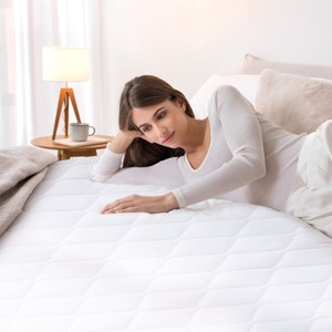 Dreamland hypoallergénique surmatelas chauffant simple  avec 1 télécommande