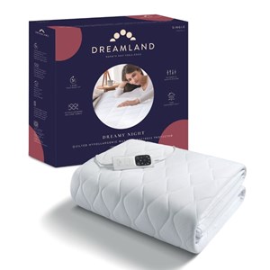 Dreamland hypoallergénique surmatelas chauffant simple  avec 1 télécommande