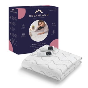 Dreamland deluxe fleece surmatelas chauffant  double avec 2 télécommandes