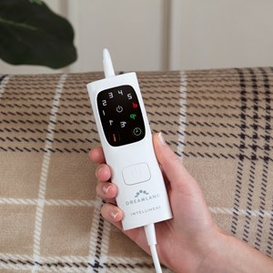 Dreamland couverture chauffante en velour doux - indulgent days - extra large