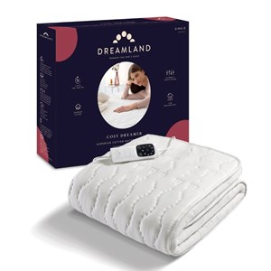 Dreamland cosy cotton surmatelas chauffant simple  avec 1 télécommande