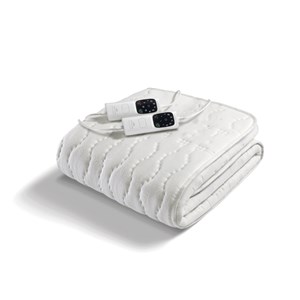 Dreamland cosy cotton surmatelas chauffant double avec 2 télécommandes