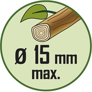 Sécateur aluminium lames courbes 200 mm