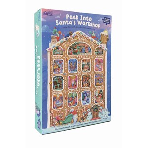 Calendrier de l'avent puzzle enfant atelier du père noël