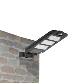 Lampadaire solaire leo mural ou poteau avec détecteur
