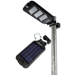 Lampadaire solaire leo mural ou poteau avec détecteur