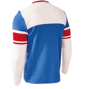 Pull en laine ivanhoe retro-pow blue col L