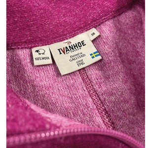 Ivanhoe gilet zippé en laine pour femme 42