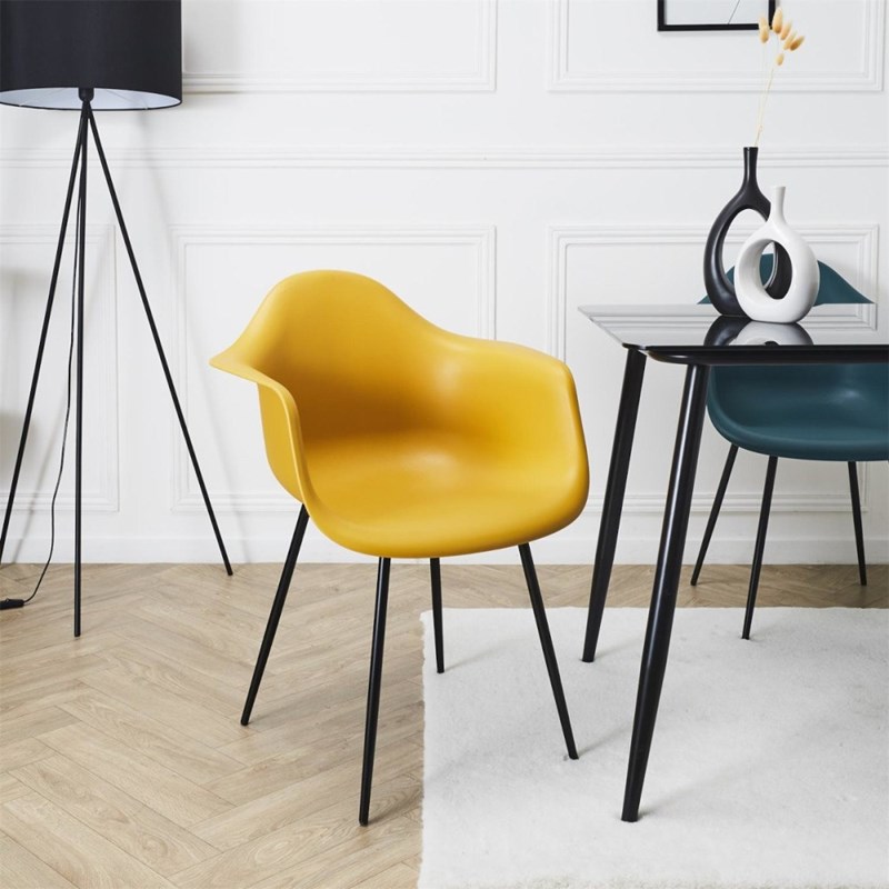 Fauteuil gustav jaune