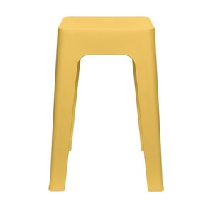 Tabouret empilable jaune