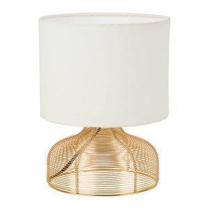 Lampe en métal doré