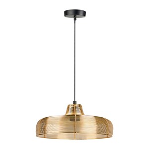 Suspension en métal doré