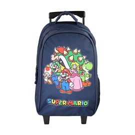 Bagtrotter - super mario - sac à dos scolaire - sac à dos à roulettes -
