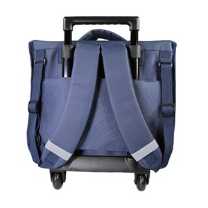 Bagtrotter - super mario -  cartable 38cm  - cartable à roulettes - marine -