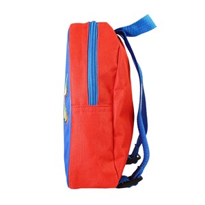 Bagtrotter - super mario - sac à dos scolaire goûter 24 cm - rouge et bleu -