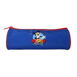 Bagtrotter - mickey - trousse scolaire ronde - bleu - garçon  - 1