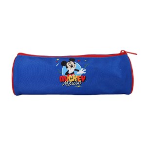 Bagtrotter - mickey - trousse scolaire ronde - bleu - garçon  - 1