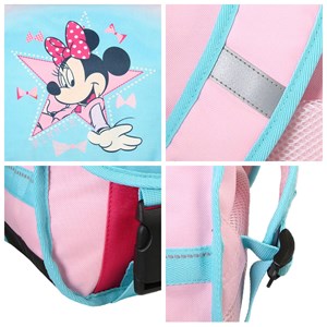 Bagtrotter - minnie - cartable 38cm  - rose - fille - 2 compartiments  - 1