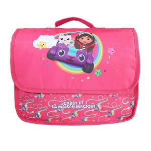 Bagtrotter - gabby et la maison magique - cartable 32cm  - rose - fille -  1